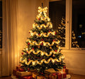 Golden Ribbon LED Fairy Lights – 30 LED Battery Operated Christmas String Lights