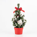 Mini Christmas Tree with LED Lights – PVC Desktop Christmas Decoration